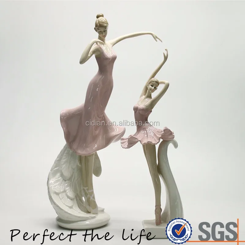 Ballerina Ceramic Ballet Dancer Statue For Decoration Buy Ceramic