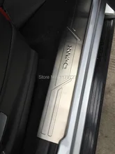 Door sill for 2012-2015 ISUZU D-MAX DMAX door sill simple type 1set 4pcs