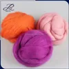 80s 18mic 100% Merino Wool Top Roving Raw white and Dyed Wholesale for Hand knitting Blanket Wool Yarn