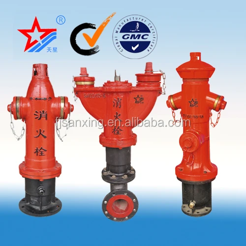 Fire Fighting Equipment 2.5 Pillar Fire Hydrant,Sn65 Double Outlet Fire ...