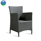 DW-CH001 Wholesale Outdoor Garden Plastic Wicker Furniture Restaurant Pe Rattan Chair