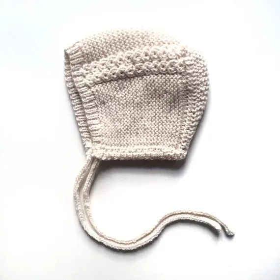 newborn cable knit hat