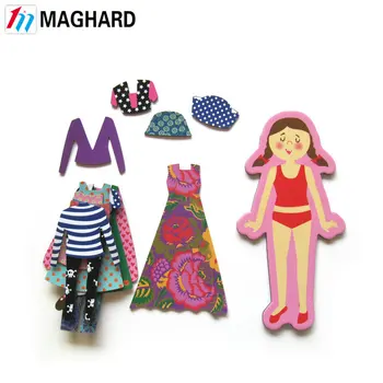 magnetic dress up dolls for fridge