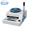 manual date pvc card embossing printing machine