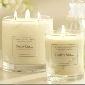 scented candle luxury wicks soy three larger