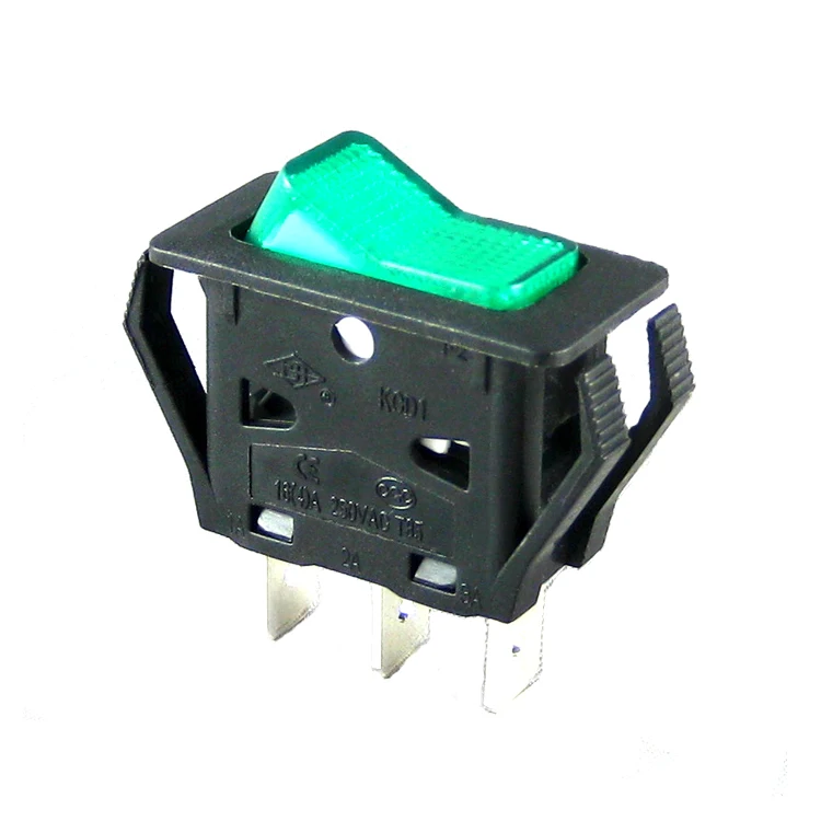 Spdt Spst Rocker Switch T125 55 Rocker Switch Panel 3 Pin Led Rocker ...