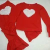 import clothing from china latest boutique toddler holiday sets Valentine's Day outfit toddler girl clothing for fall