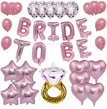 Bride To Be Rose Gold Party Accessories Kit Bachelorette Party