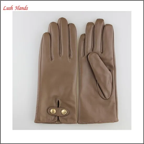 lady's fall, winter,spring popular genuine leather gloves with wholesale price