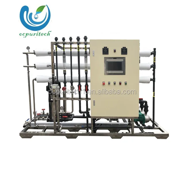 1500lph industrial ro system water purifier
