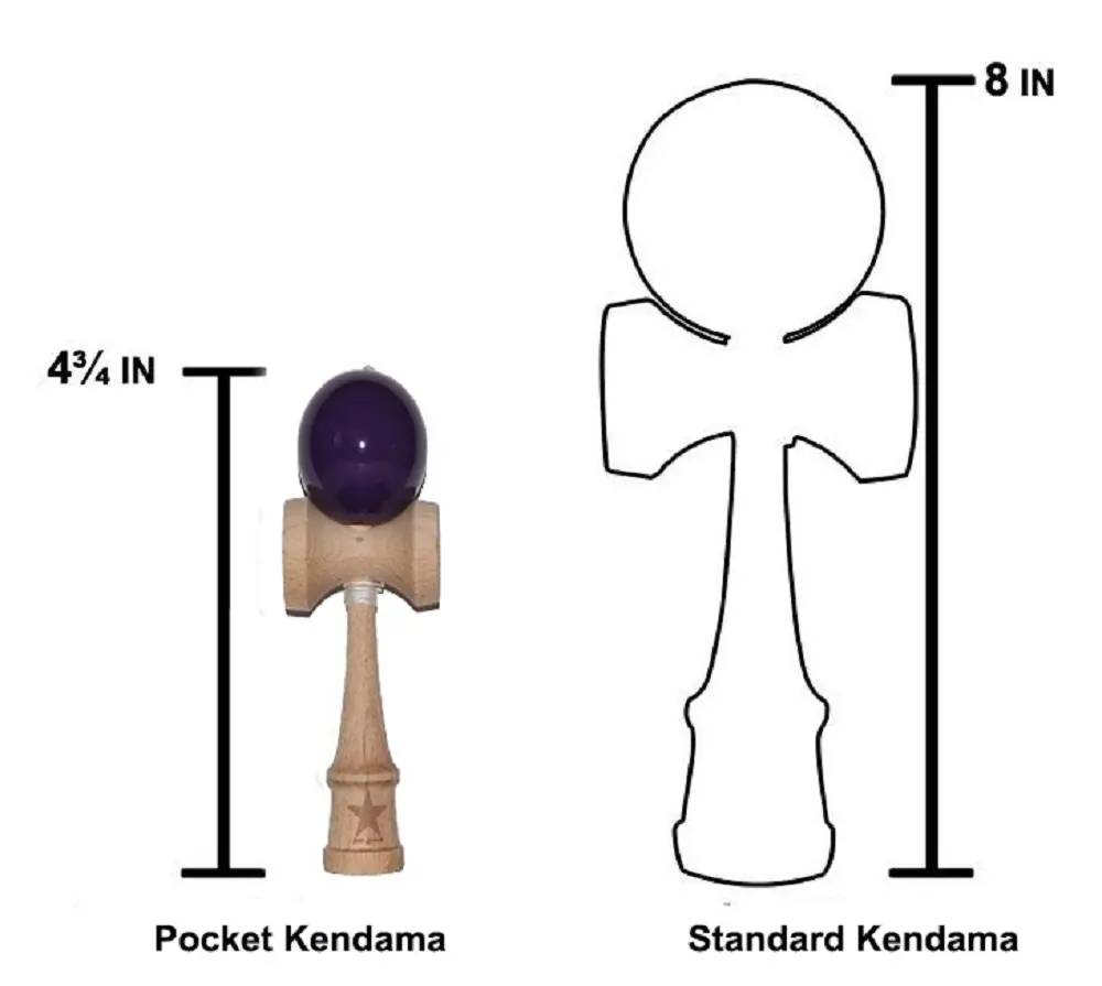 Pocket Size Purple Shinny Super Kendama, Micro Kendama, Mini Kendama, Japan...