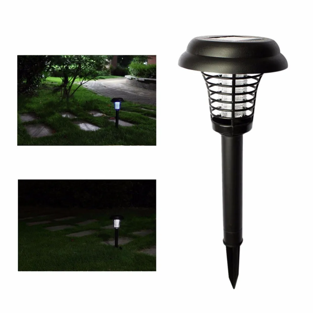 Outdoor Yard Garden Solar Powered Uv Mosquito Insect Pest Killer Lawn ...