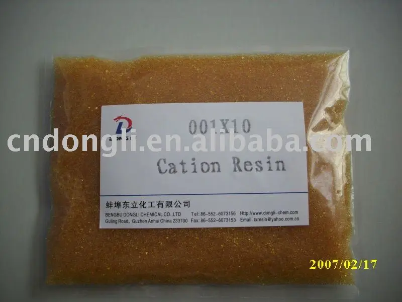 
Dongli Cation Exchange Resin 
