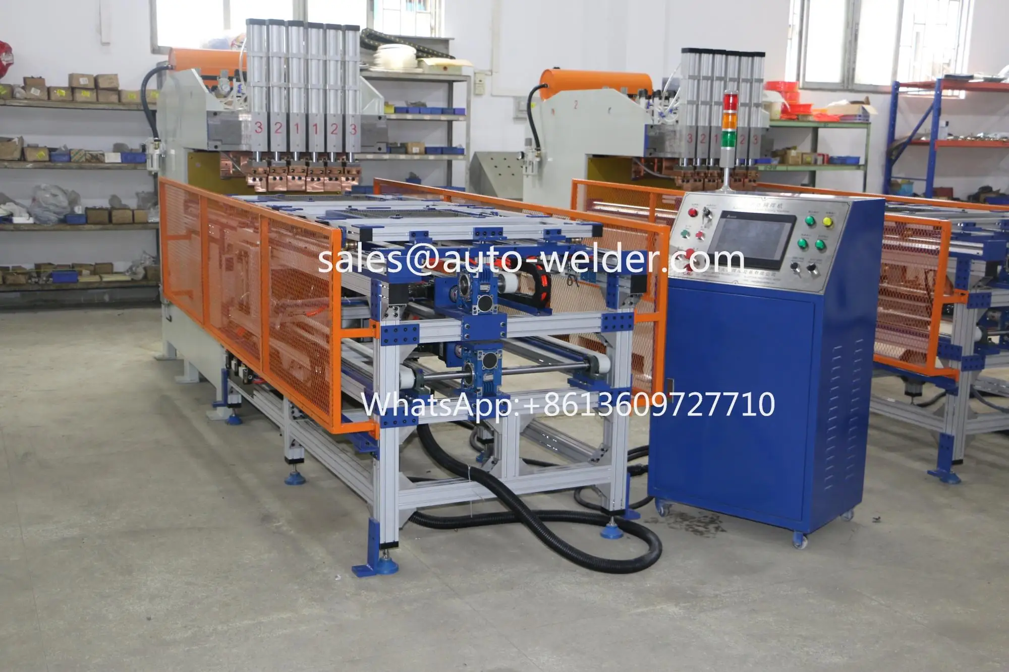 Shelf Producing Line & Automatic Multipoints Steel Wire Shelf Welding