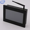 2 RJ45 port 7inch fanless industrial touch screen panel pc linux