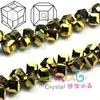 Crystal glass 6MM cube beads for garment clothing ornament