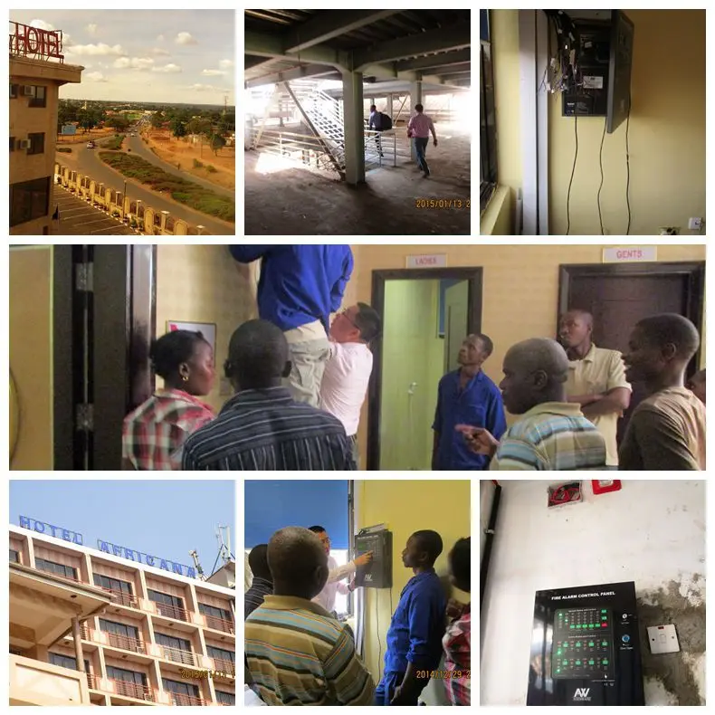 1-32 Zone African-hotel-installed Conventional Fire Alarm System