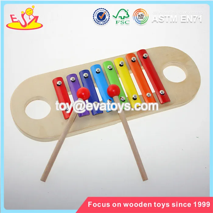 Wholesale Musical Wooden Baby Xylophone 8 Notes Learning Toy Wooden