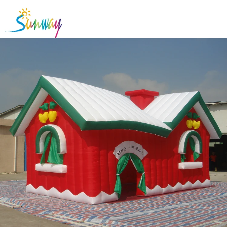 Christmas Inflatable Santa House For Sale,Inflatable Christmas Village ...