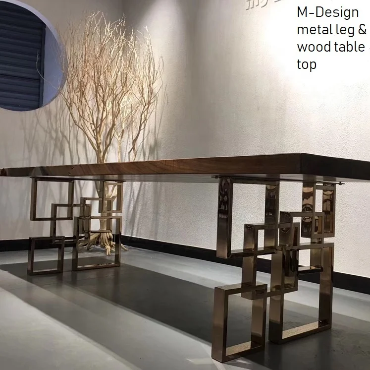 China Supplier Natural Raw Slab Table Top Walnut Bubinga Acacia Suar