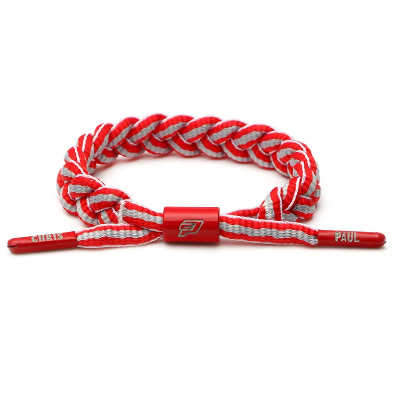 Basketball Fans Adjustable Charm Wristband Braided Shoelace Bracelet