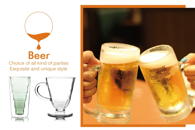 unique design eco-friendly feature double glass globe drinking