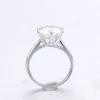 Wholesale Genuine White Moissanite Engagement Rings In Fancy Prong Setting