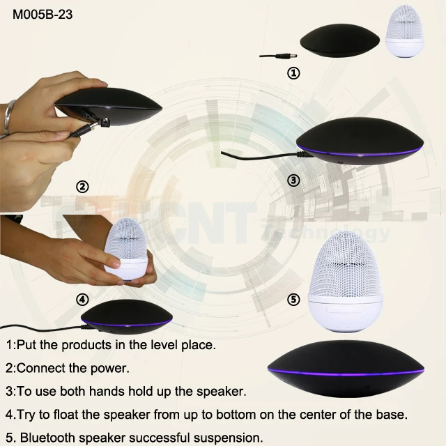 Levitating mini wireless bluetooth speaker with bluetooth V2.1+ EDR.jpg
