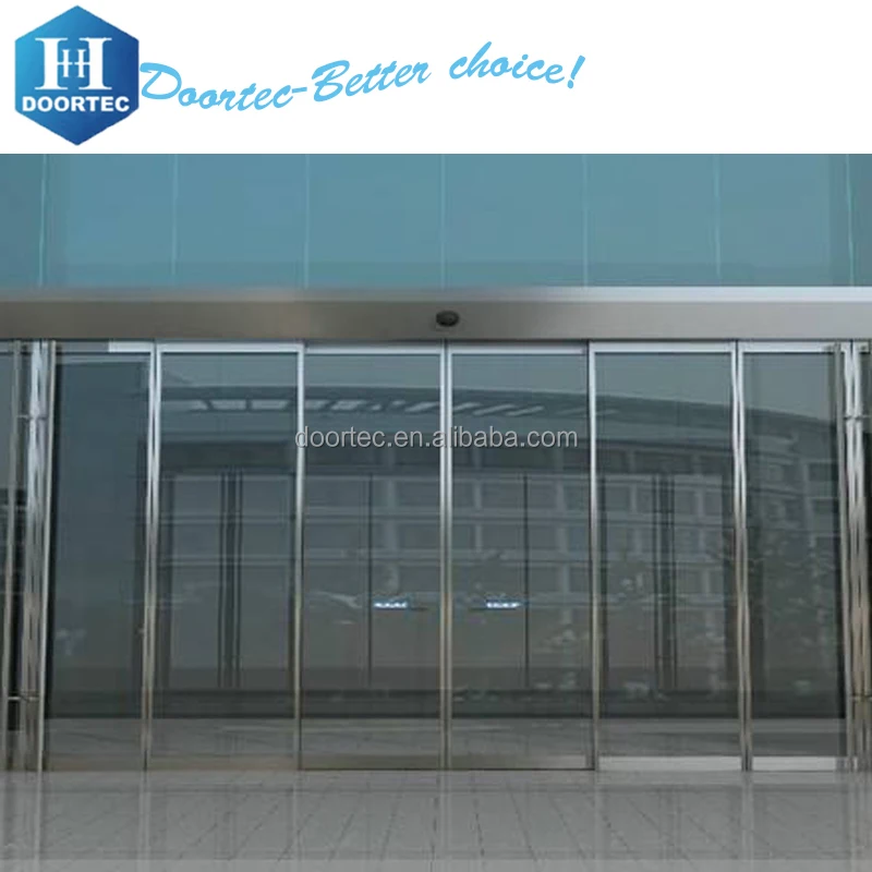 Doortec Commercial Glass Door Automatic Sliding Door Opener System