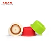 Food grade silicone spill spoiler cap with sipping spouts