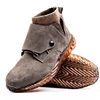 Special anti-smashing and puncture safety shoes genuine leather light breathable deodorant soft bottom sport safety shoes