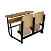 Modern Double Steel Wood Dubai Kids Best Sale Wooden School Study/teacher Desk And Chair