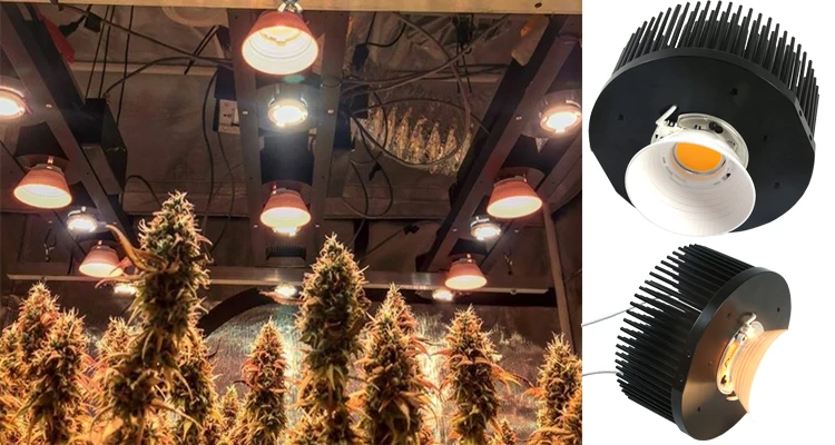 100W aluminum heatsink led