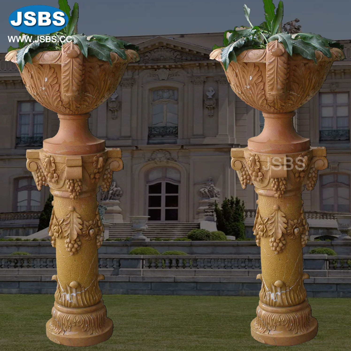 Outdoor Stone Flower Pots Pedestal Stand - Buy Pedestal Stands For