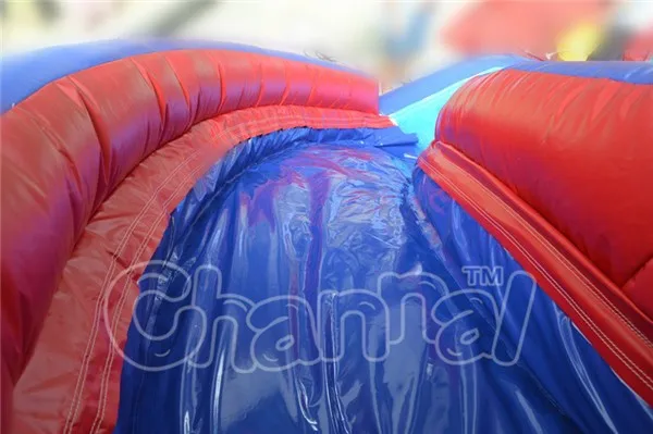 Colorful Backyard Inflatable Water Slide Inflatables Water Game For Children
