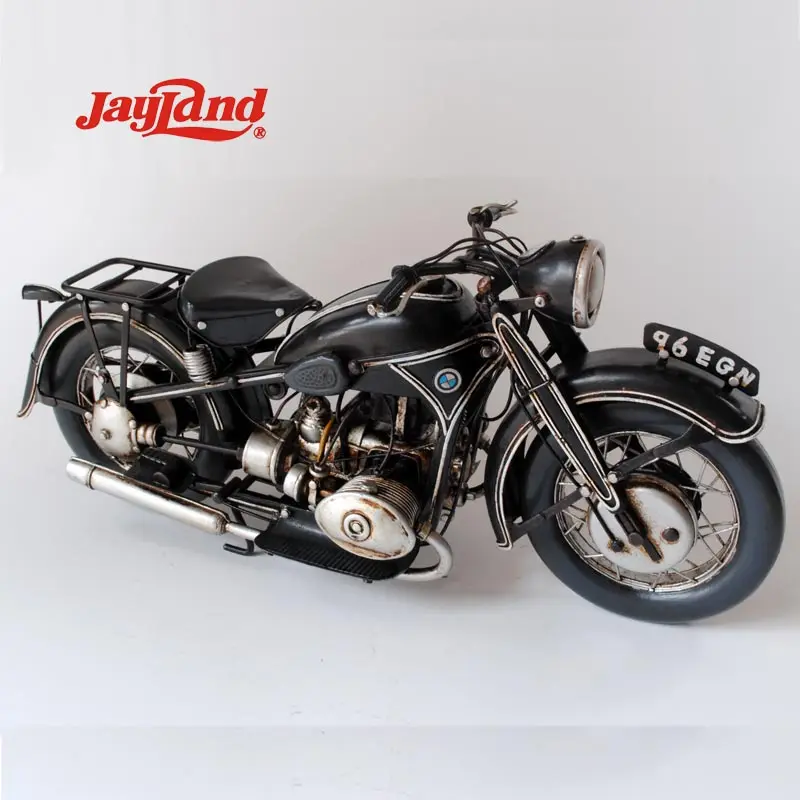 Vintage industrial style manual iron art metal craft motorcycle models