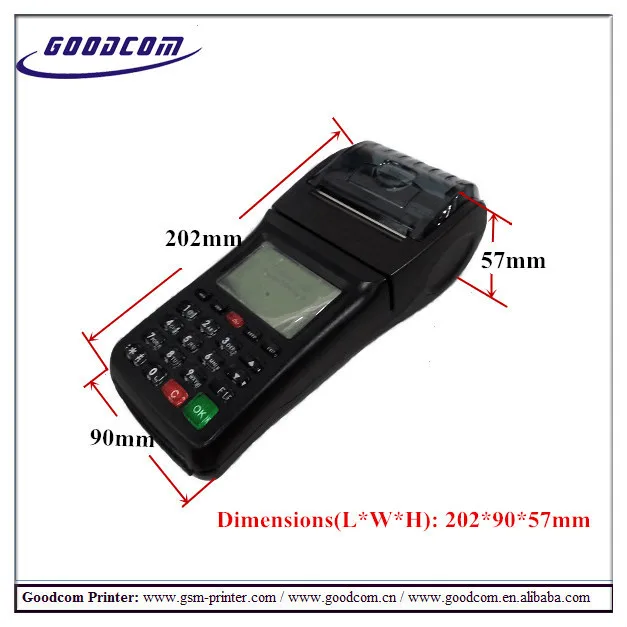 Portable POS Terminal /Bill Printer /Mobile Payment Machine (Applications Customizable)