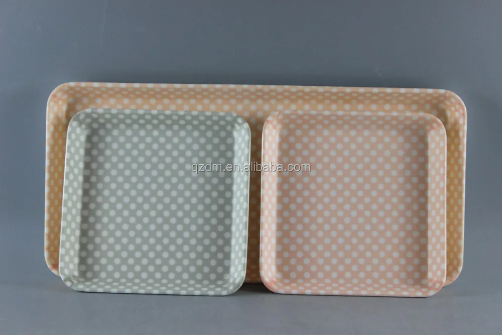 A1 Large And Small Size Melamine Tray Sets
