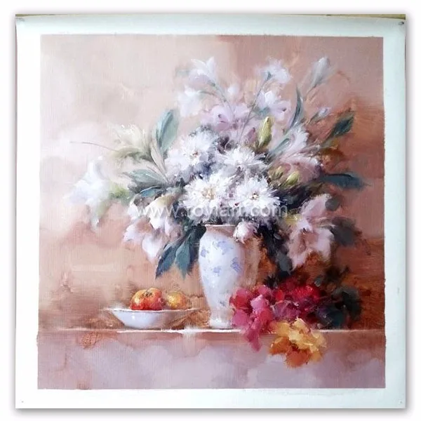 手作り印象派静物シンプルなキャンバス白花の油絵 Buy 花の絵画 シンプルな花の絵画 白花の絵画 Product On Alibaba Com