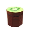 Collapsible multifunction designer circle fabric ottomans for sale cheap