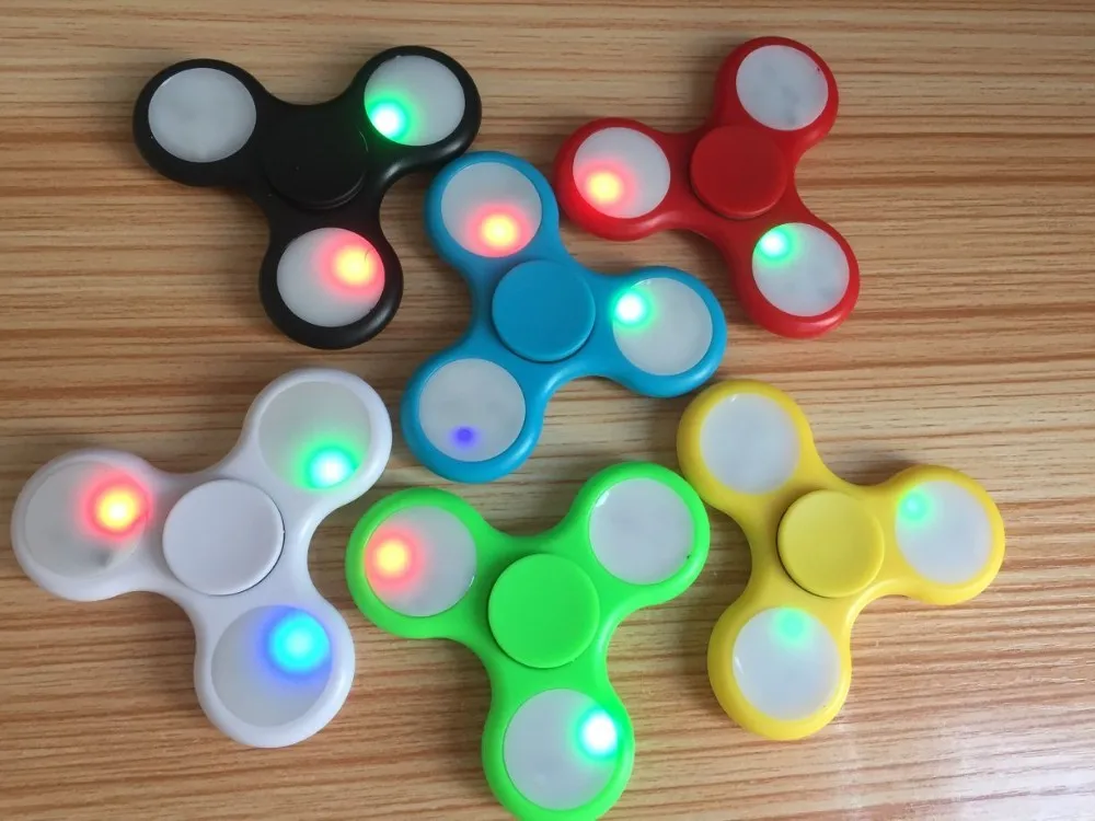 High Quality Light Spinner Fidget Toy Led Fidget Spinner With Hybrid