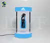 Magnetic levitating advertising display for Adidas man glamorous bath gel racks