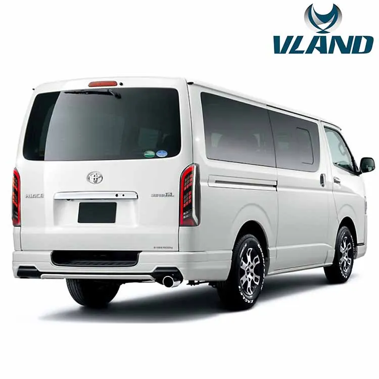 New style Auto Car Hiace Rear Light from VLAND Factory for Toyota Hiace Taillights for 2005-2018 With Sequential Indicator