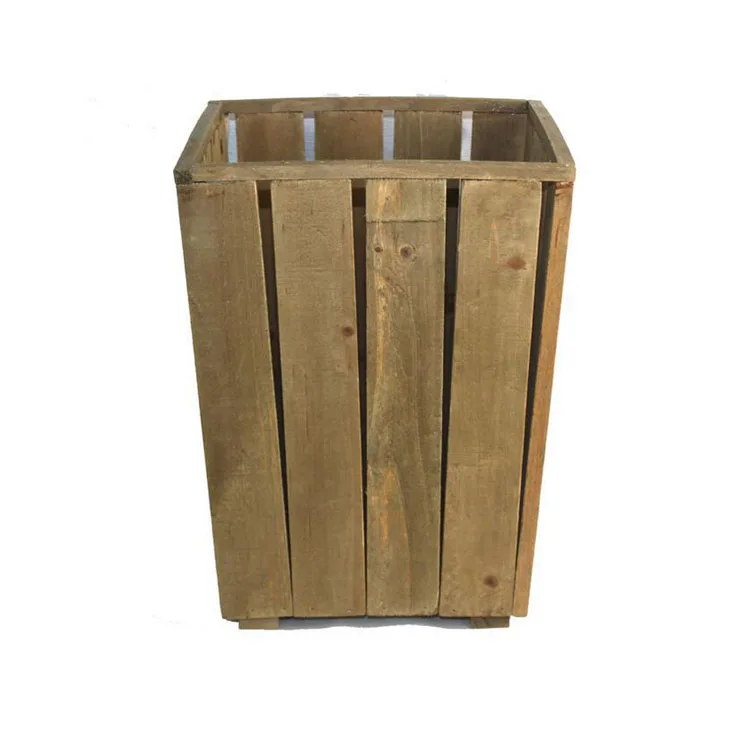Decorative Wooden Waste Litter Bins Trash Cans For Sale Buy Waste Litter Bins,Wooden Trash