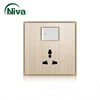 super quality multi function wall switch 1 gang electrical switch 13a switch socket