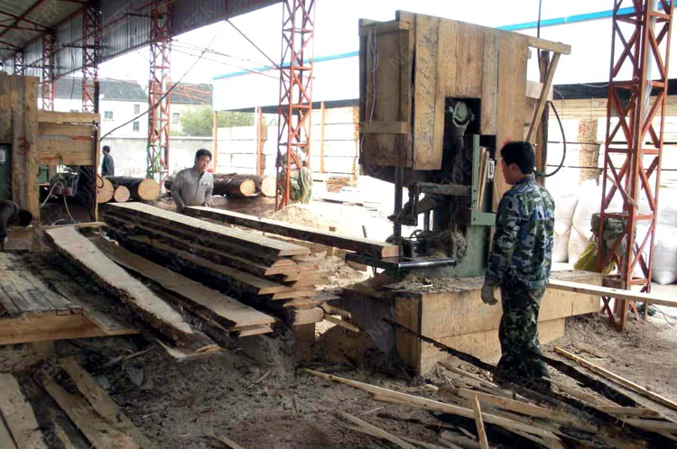 NEWEEK electric free saw blades wood band lumber cutting saw machine 