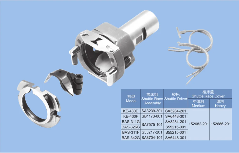 Industrial Sewing Machine Shuttle Race Cover Brother Ke430d 152682201