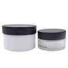 big size bamboo jar cosmetic package 200g white round bamboo jar