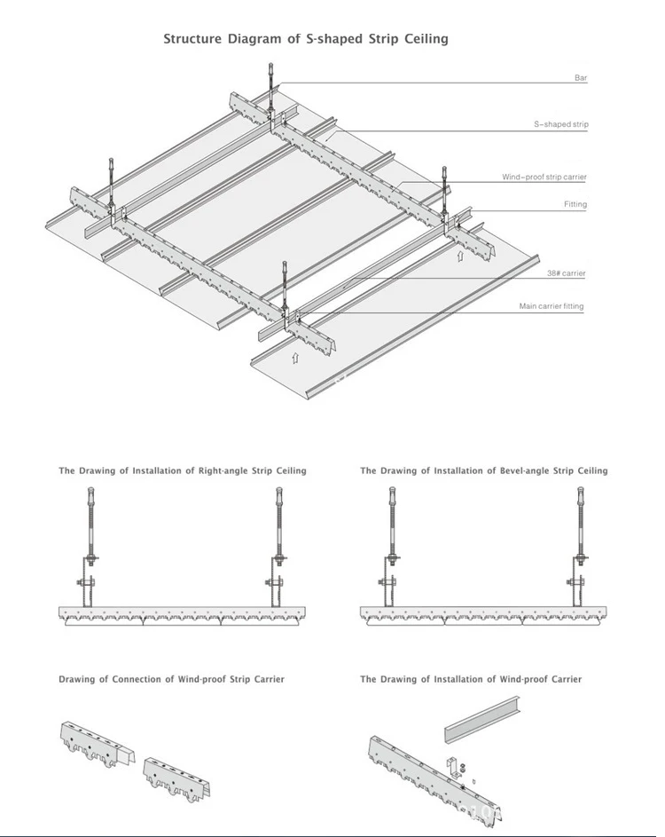 Aluminum Decorative Strip False Ceiling Metal Strips Buy