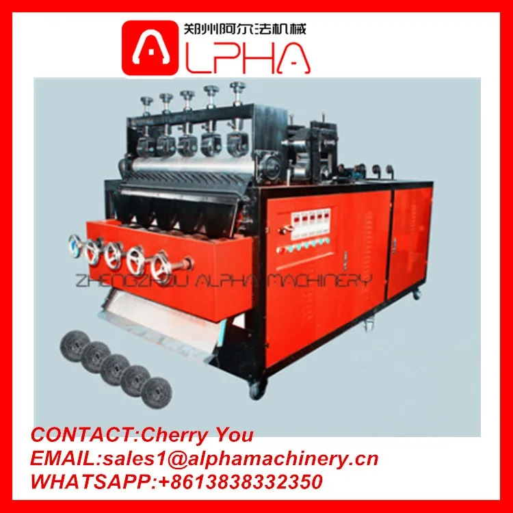 Steel Wool Making Machine/ Scouring Pad Machine/ Wire Mesh Knitting